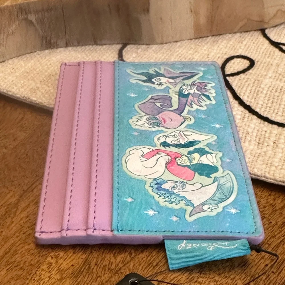 Loungefly Disney Limited Edition Convention Villains Constellation Cardholder